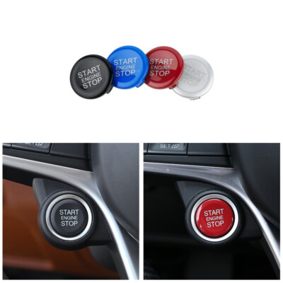 Colorful Car Steering Wheel Start Button For Alfa Romeo Giulia Stelvio 2017-2022