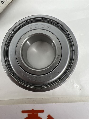 National Bearings 203-SS Single Row Ball Bearing - Picture 8 of 9