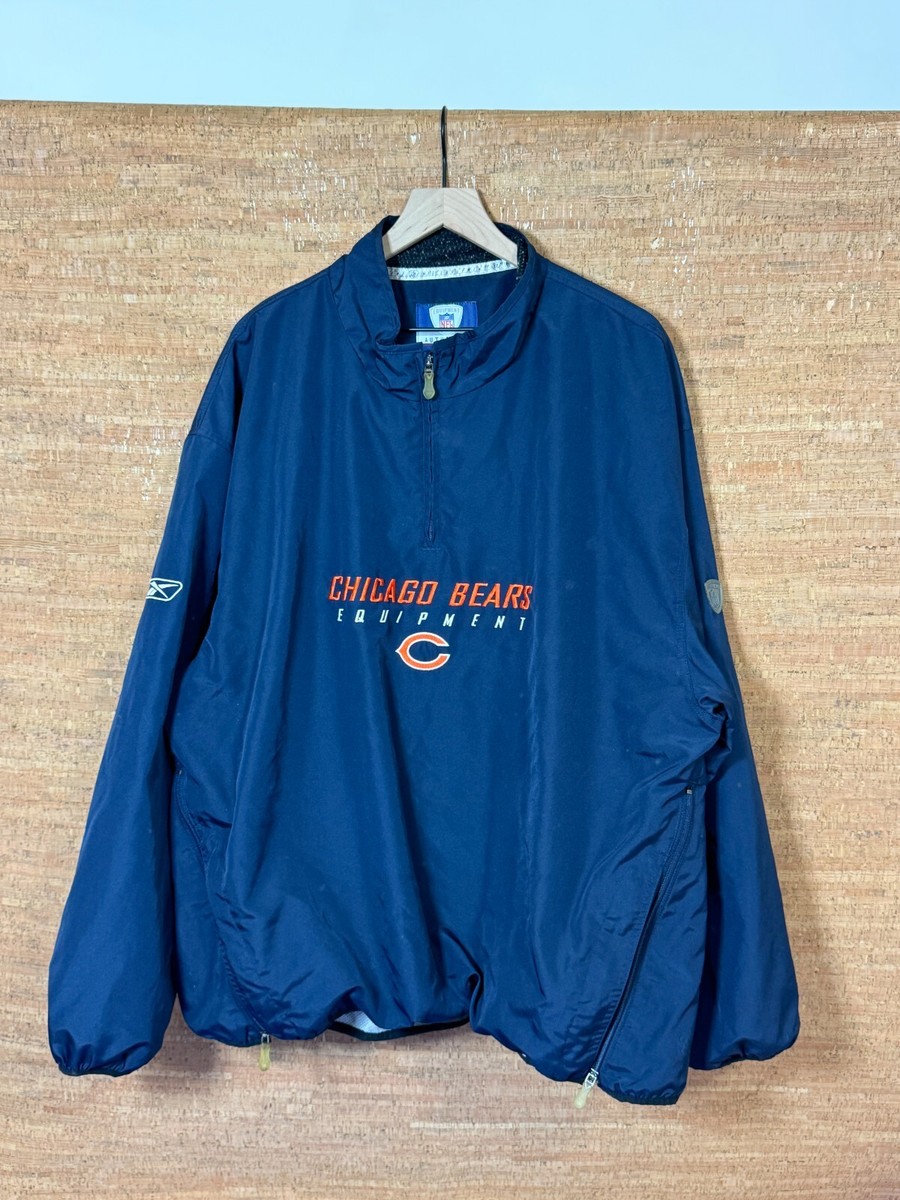 Vintage Chicago Bears Reebok NFL On Field 1/4 Zip