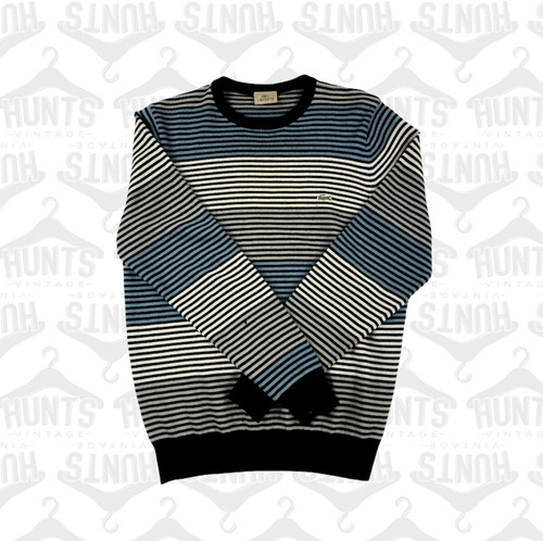 Striped Lacoste Cardigan | Medium | eBay