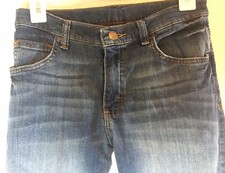 Youth WRANGLER Boys 14 Reg. Adjustable Blue Jeans Western Farm Chores School