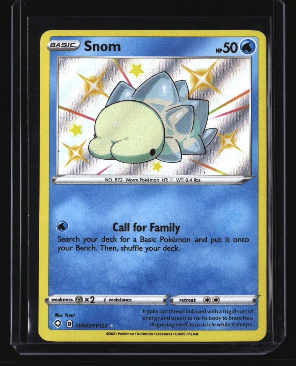 S♡  Pokemon SNOM SV033/SV122 (Shining Fates Shiny Vault) Baby