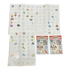 Vintage Scrapbooking Stickers Pokemon Nintendo 90s Anime Pikachu Charizard