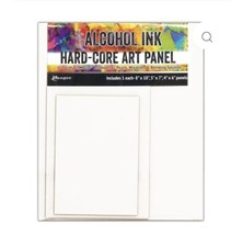 Tim Holtz Alcohol Ink Hard Core Art Panel Bundle, variety pack, Ranger, Wood/MDF