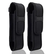 EDC Tactical Pouch Nylon Folding Knife Flashlight Sheath Case Outdoor Holster