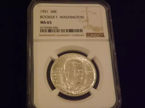 1951        50 C          Booker T. Washington            NGC   MS 65