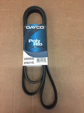84.5" Poly Rib Serpentine Belt, New, Genuine Dayco 5060845  6PK2145