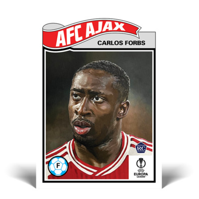 Topps UCL Living Set - Card 613 - Carlos Forbs - AFC Ajax Amsterdam