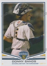 2017 Charleston RiverDogs Donny Sands RC Rookie NY Yankees