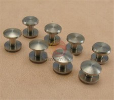 New 2/5/10PCS Leather Craft Belt Wallet Rivets Chicago Screws Stainless steel
