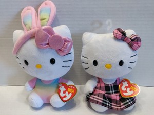 rainbow bunny beanie baby