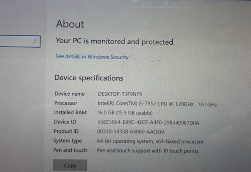 Panasonic Toughbook CF-20 MK2 Core i5 240GB SSD 16GB RAM Rugged Tablet - Picture 2 of 8