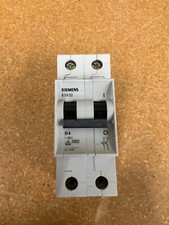 Siemens 5SX22 2 Pole Circuit Breaker D4 480VAC Max