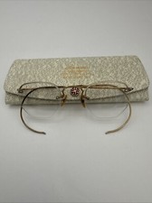 Antique Bausch Lomb Eyeglasses B L 1/10 12K GF 7 Ful Vue Second Frames Lenses