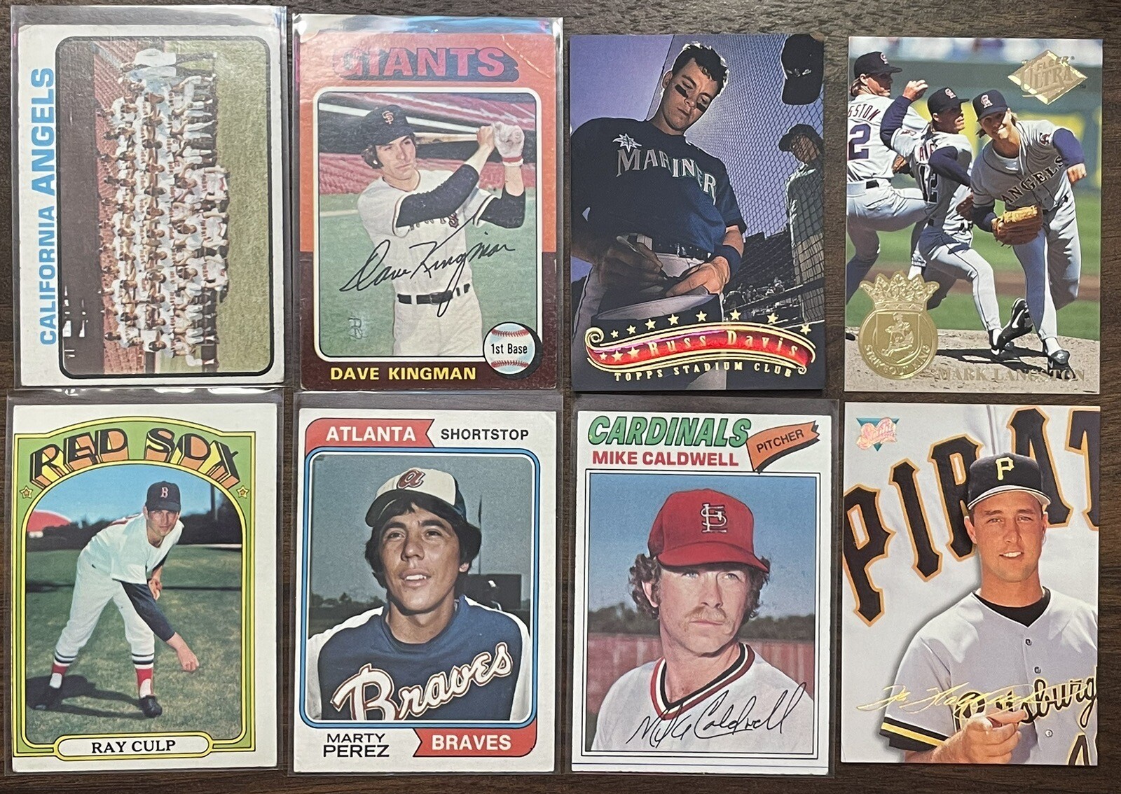 Vintage Baseball Card Collection Lot 1960s to 1990s w/300+ Cards/HOFers
