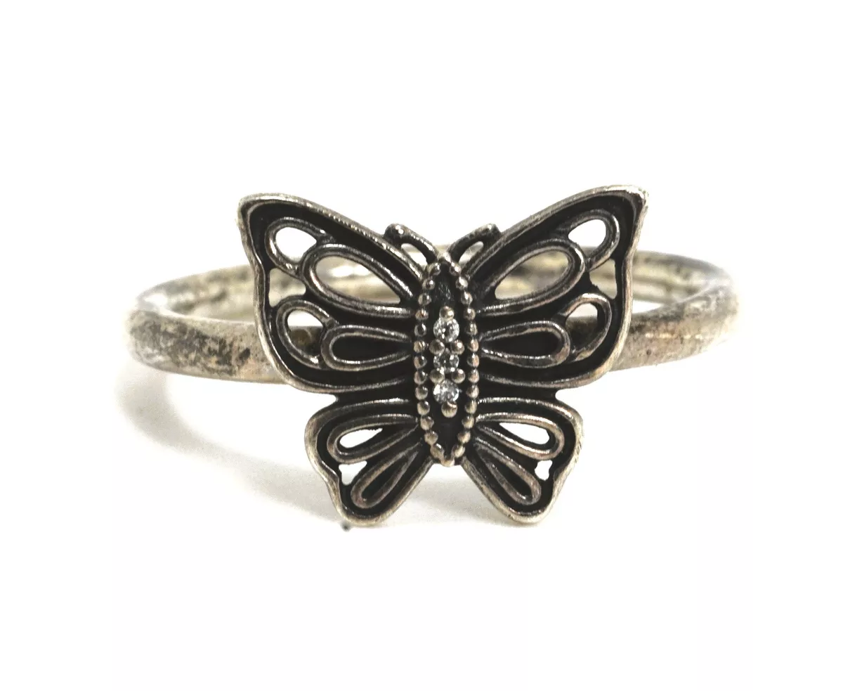 Butterfly ring silver pandora deals
