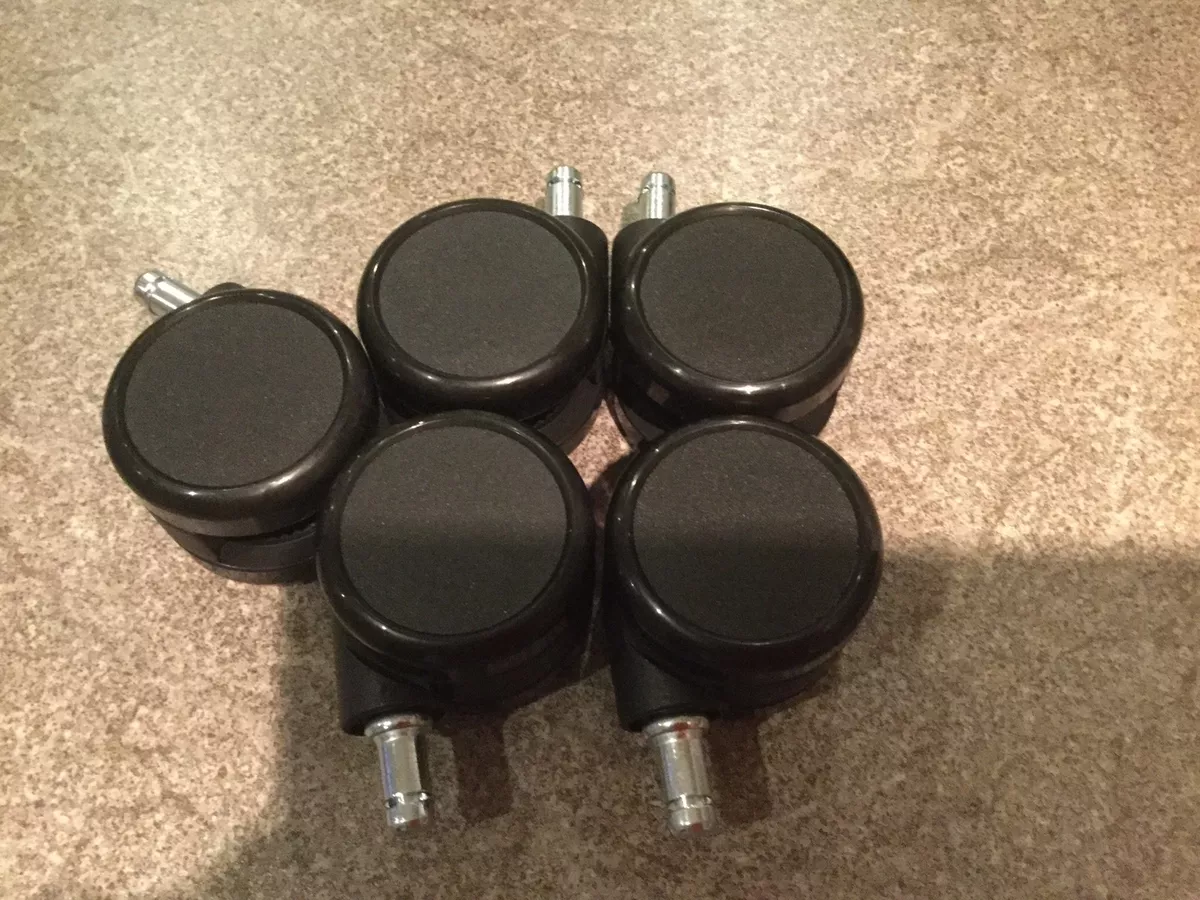 Herman Miller Soft Edge Casters set of 5 Aeron Mirra Celle Embody