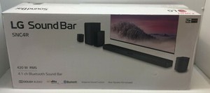 LG SNC4R 4.1 Channel Bluetooth Sound Bar with Rear Surround Speakers