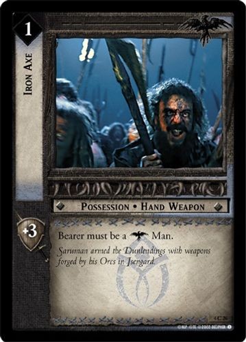 Iron Axe - The Two Towers - Lord of the Rings TCG - Imagen 1 de 6