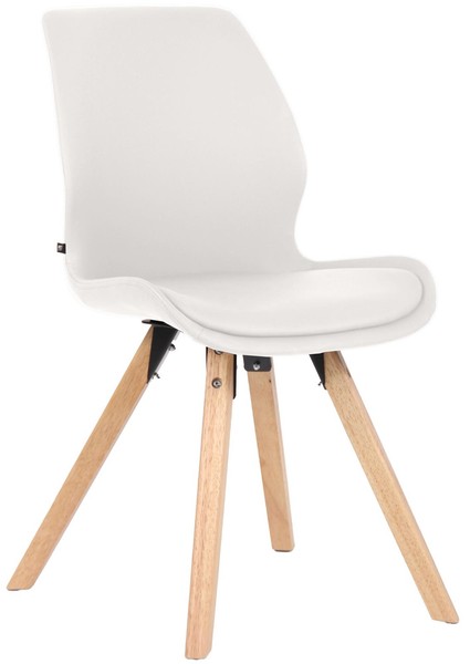 Stuhl Luna Kunstleder Weiß-image