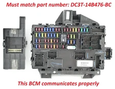 11 - 14 Ford F-150 Interior Fuse Box Body Control Module BCM DC3T-14B476-BC
