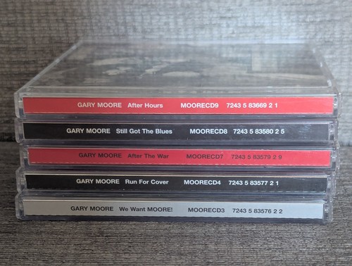 Gary Moore CD Set x5 Rock Blues Run For Cover Remastered - Picture 2 of 17