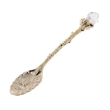 Hot Royal Luxury Vintage for Carved Coffee Tea Mini Ice cream Scoop Spoon