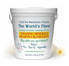 -Amazing Minerals Dead Sea Bath Salts,100% Full Mineral Therapeutic Bath Salt...