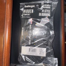 Balega Hidden Comfort No Show Sock Black Large New In Package