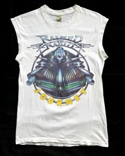 JOURNEY 1986 Sleeveless Concert T-shirt, Official Merch by Screen Stars, Size M