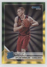 2019-20 Panini Donruss Rated Rookie Holo Green & Yellow Laser Dylan Windler 07rd