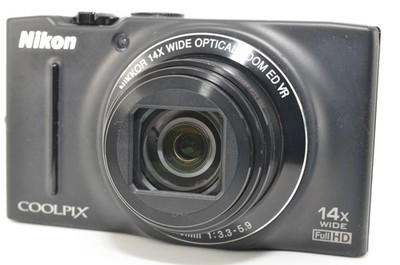 Nikon COOLPIX S8200 16.1MP Digital Camera  Black from japan
