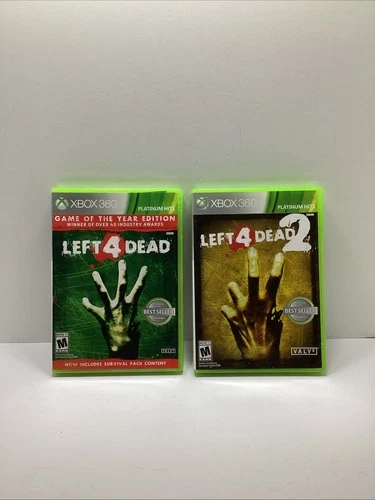Left 4 Dead 1 & 2 Xbox 360 Series X One Compatible Game Lot L4D Bundle