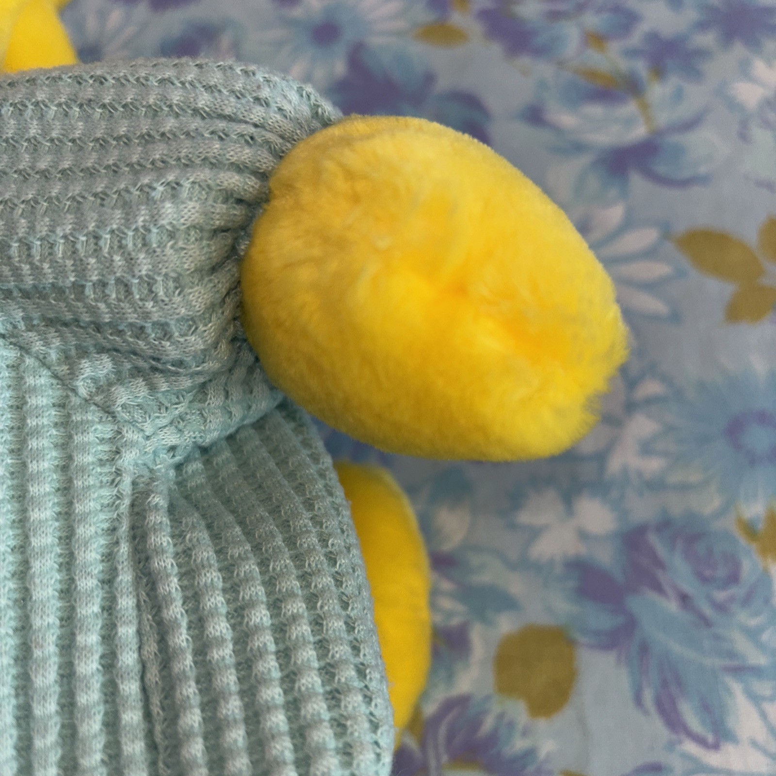 Vintage BJ Bedtime Barney Plush Yellow Dinosaur Thermal Pajamas Bean Bag Toy