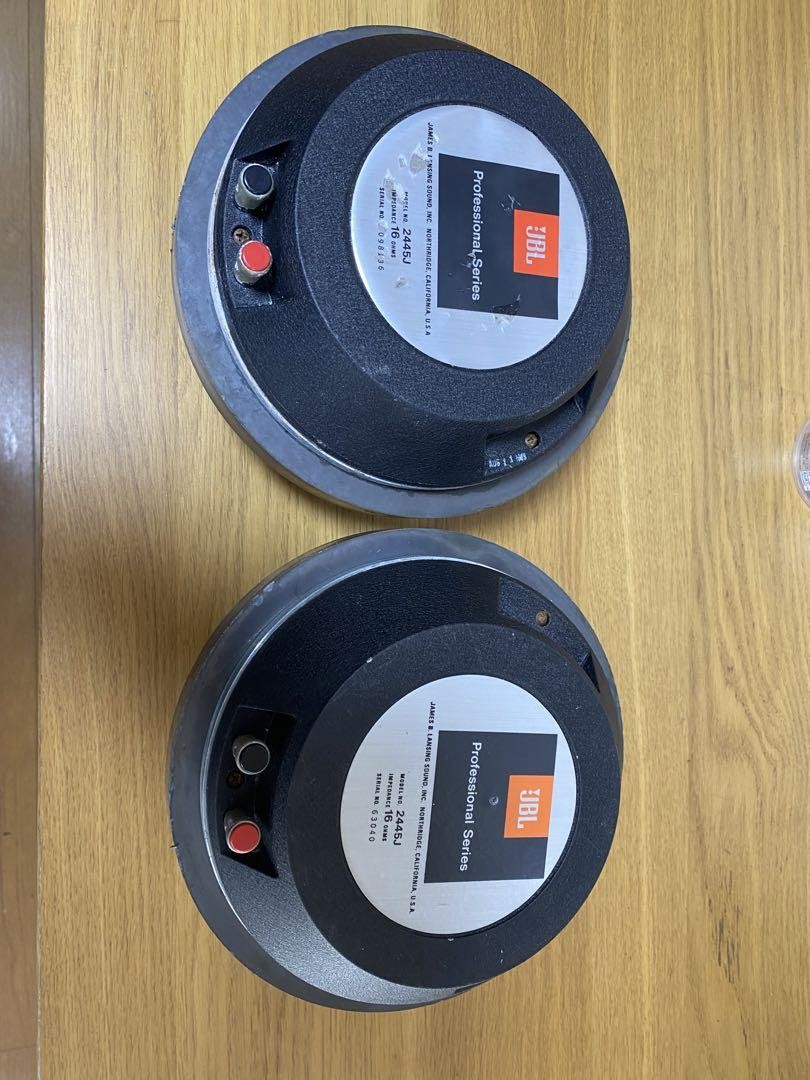 スピーカー・ウーファー JBL 2445J JBL 2445J Compression Driver 16Ω Unit Speaker Pair Set Used