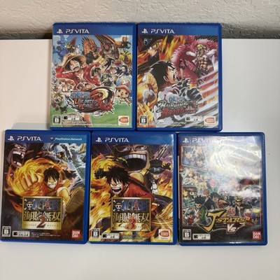 PS Vita One Piece Pirate Burning Blood Unlimited World Jump Stars set Japan Imp