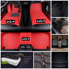 Für Kia Auto Fußmatten Automatten Koffermatte Wasserdicht Handgefertigt PU Neu