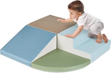 4-Piece Kids Climb & Crawl Soft Foam Block Activity Play Structures for Child De