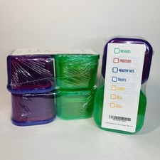 3 SETS of 21 day fix portion control containers weight loss beachbody Sealed NEW