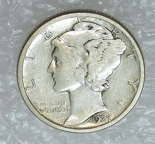 1927-D Mercury Dime — photo from another recent sale