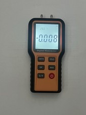 Professional Dual-port Digital Manometer - Hvac Air Pressure Tester 12 Units Professional Dual-port Digital Manometer - Hvac Air Pressure Tester 12 Units