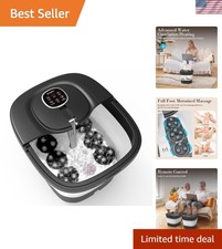Circulation Heating Foot Spa with 3D Shiatsu Massage Balls - Gift of Relaxation