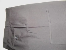 66- BNWOT Hugo Boss LIGHT SILKY WOOL BLACK Flat PANTS - 34 X 30