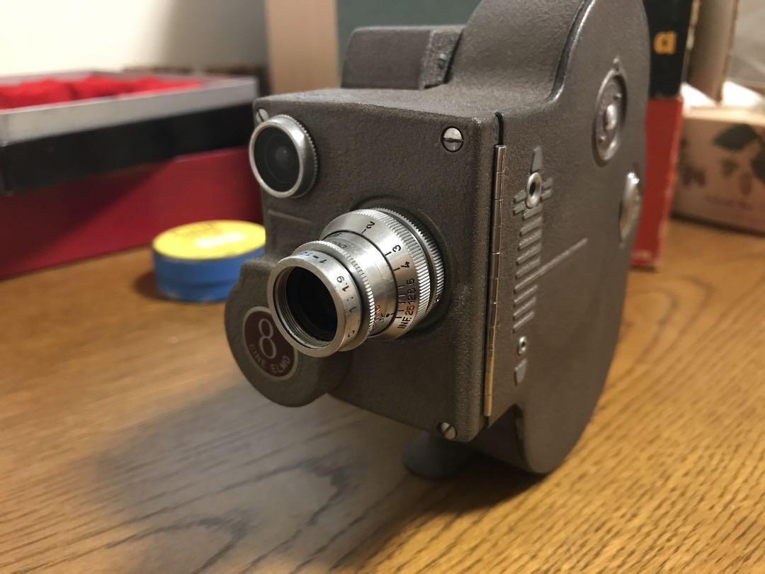 エルモ CINE ELMO 8-AA シネカメラ　CINE NIKKOR レンズ CINE ELMO 8-AA 8mm Camera with NIKKOR lens Junk Free