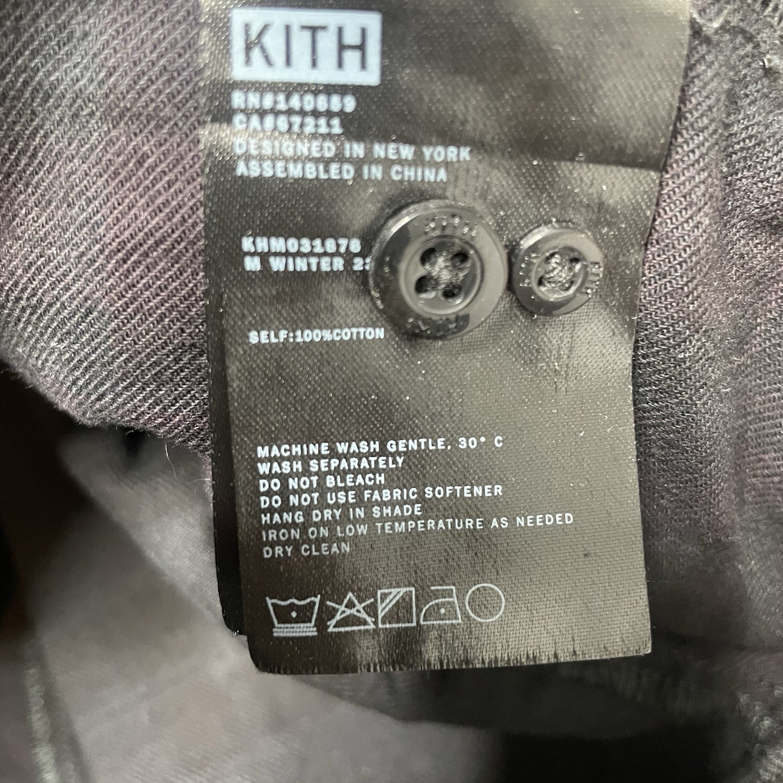 Kith Patchwork Jaydin Button Down Shirt Men’s M B… - image 6