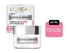 L'OREAL PARIS CREMA ANTI-MANCHAS GLYCOLIC-BRIGHT DIA FPS 30 (ACIDO GLICOLICO + N