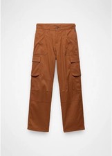 prAna Stretch Zion Cargo Women's Hiking Pants, Tawny, 10x31