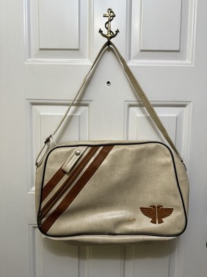 AJAY Travel Bag Vintage 70 s Travel Bag Carry On Luggage