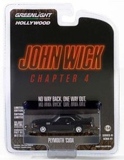 GREENLIGHT 1:64 Plymouth Cuda 1971 John Wick Chapter 4