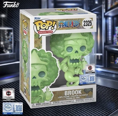 PRE ORDER Funko Pop One Piece Brook #2325 Common PR CHALICE Sticker READ LISTING